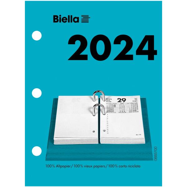 BIELLA Umlegeblock 2024 83511000024U 1T/S, 8x10.8cm, d