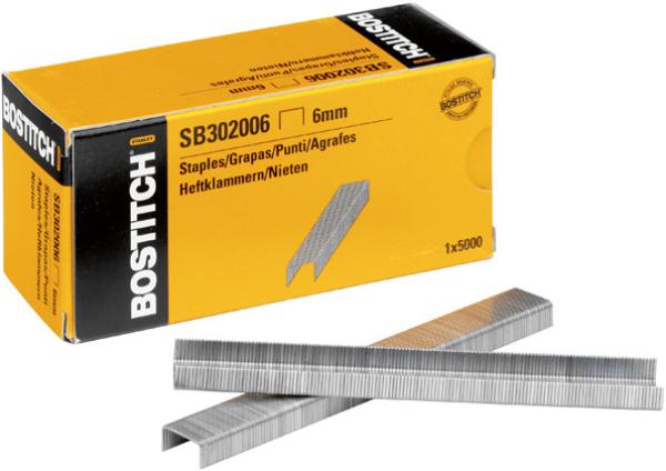 BOSTITCH Heftklammern 6mm SB302006 5000 Stück