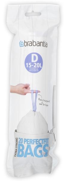 BRABANTIA Kehrichtsäcke 246760 15-20lt 20 Stk.