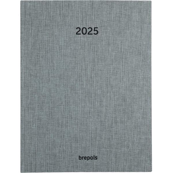 BREPOLS Agenda Weekly Dubletta 2025 17554550560 1W/1S grün ML 12x22cm