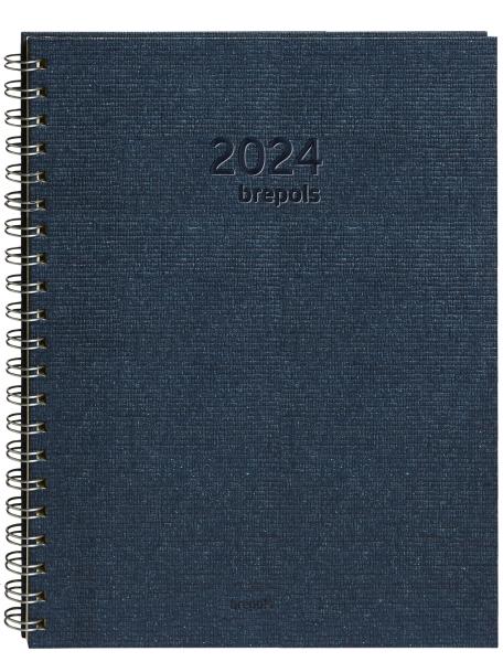 BREPOLS Agenda Omega 30 Kazar 2024 26.3.0012 schwarz, 1W/2S, 21x29cm