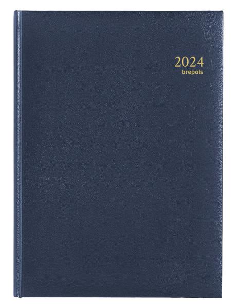 BREPOLS Agenda Omega Lima Kul. 2024 26.3.0015 blau, 1W/2S, 21x29cm