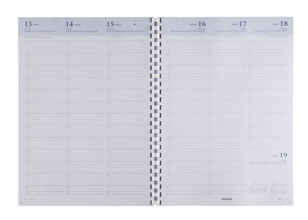 BREPOLS Agenda Omega Ersatz 2024 26.3.0020 weiss, 1W/2S, 21x29cm