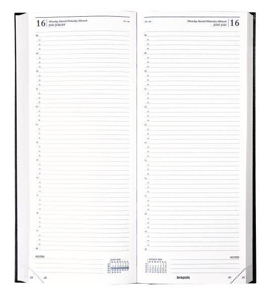 BREPOLS Agenda Saturnus 101 Lima 2024 26.3.0043 ass., 1T/2S, 12.8x33cm