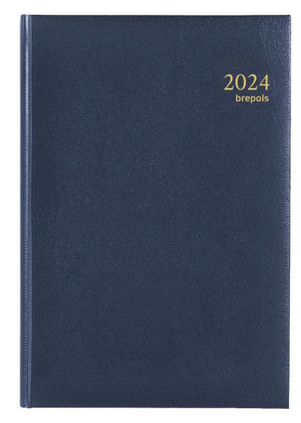 BREPOLS Agenda Ambassador Lima 2024 26.3.0048 blau, 1T/S, 17x22cm