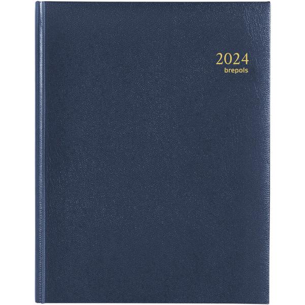 BREPOLS Agenda Timing Lima Kul. 2024 26.3.0056 blau, 1W/2S, 17x22cm