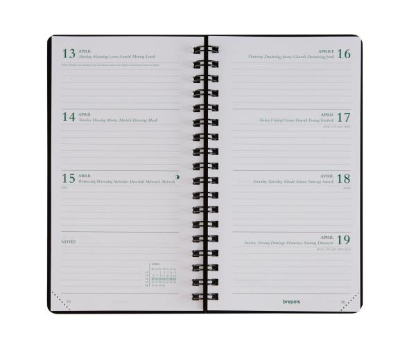 BREPOLS Agenda Ecorama 780 Kazar 2024 26.3.0240 ass., 1W/2S, 9x16cm