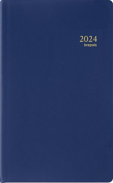 BREPOLS Agenda Breform Seta 2024 26.3.1268 blau, 1T/S, 10x16.5cm