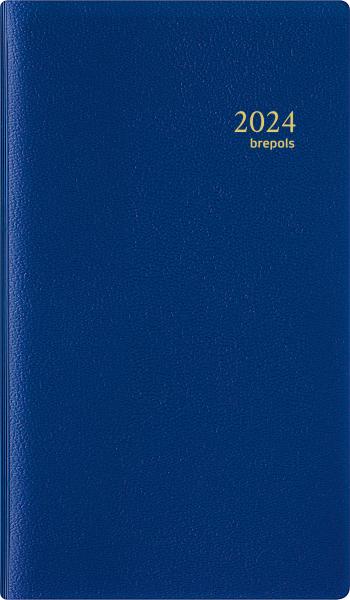 BREPOLS Agenda Notaplan Genova 2024 26.3.1273 blau, 1W/2S, 9x16cm