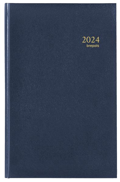 BREPOLS Agenda Interplan Lima Ku. 2024 26.3.1275 blau, 3½-T/S, 9x16cm