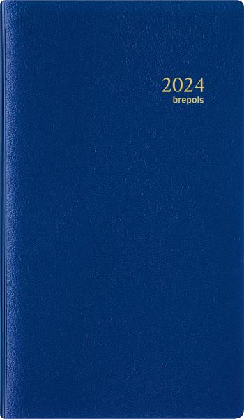 BREPOLS Agenda Interplan Genova 2024 26.3.1282 blau, 1W/S, 9x16cm