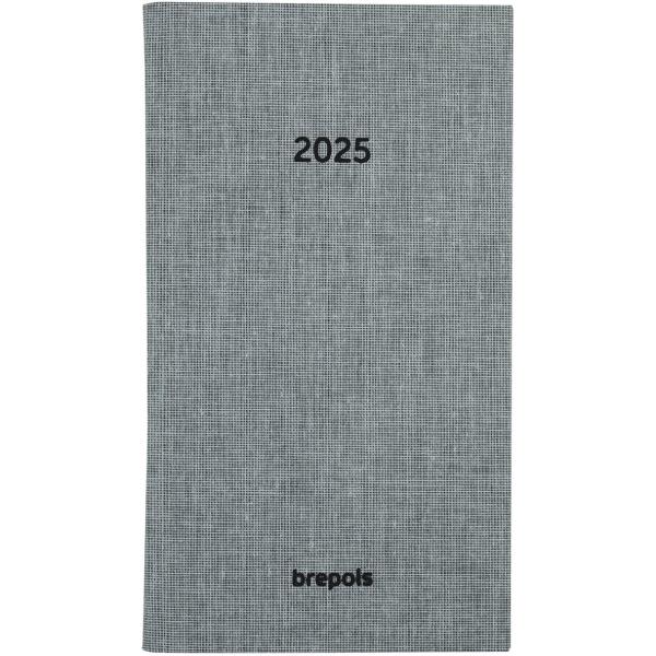 BREPOLS Agenda Notavision Dubl. 2025 75454550560 1W/2S grün ML 9x16cm