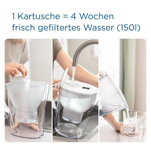 BRITA Tischwasserfilter Marella XL 1051447 blau MAXTRA PRO 2-3.5lt