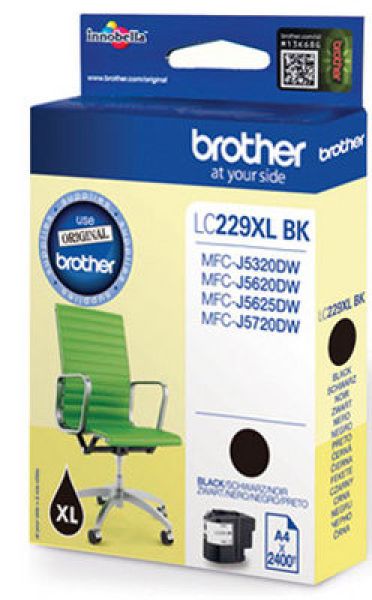 BROTHER Tintenpatrone schwarz LC-229XLBK MFC-J5720DW 2400 Seiten