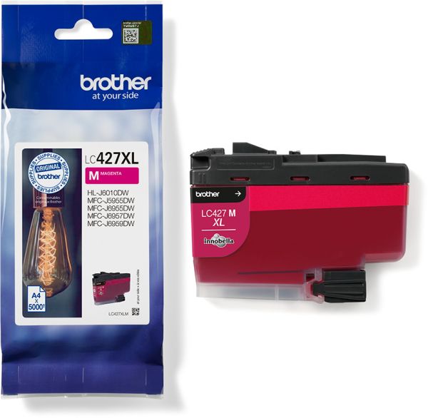 BROTHER Tintenpatrone HY magenta LC-427XLM MFC-J5955 5000 Seiten