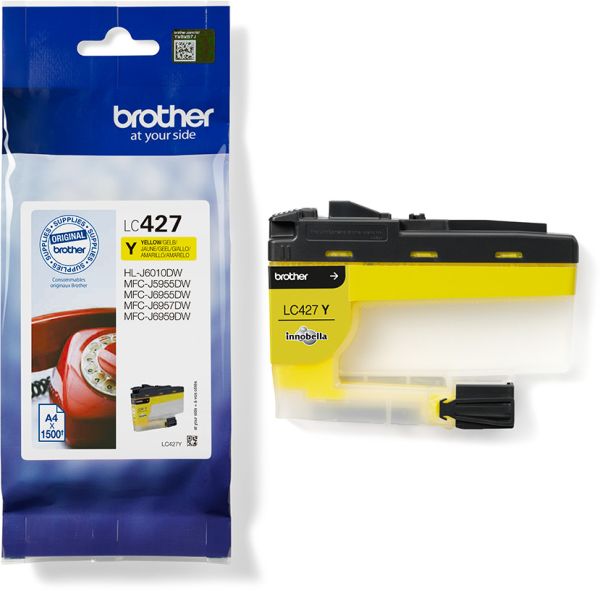 BROTHER Tintenpatrone yellow LC-427Y MFC-J5955 1500 Seiten