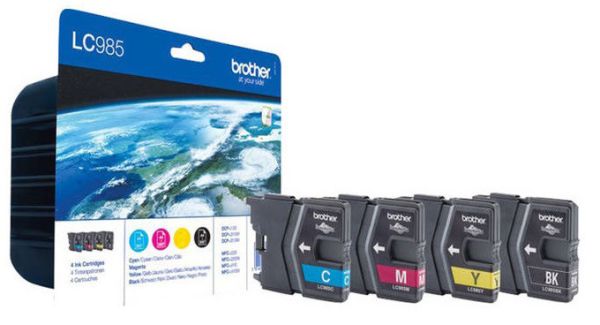 BROTHER Valuepack Tinte CMYBK LC-985VALBP DCP-J315W 260/300 Seiten