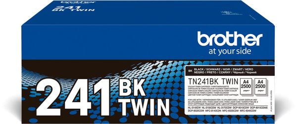 BROTHER Toner HY Twin Pack schwarz TN-241BKTWIN HL-3140/3170 2x2500 Seiten