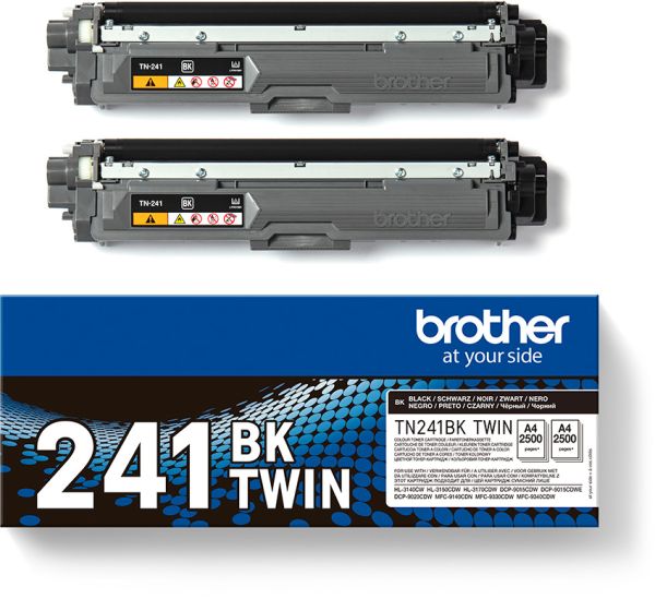 BROTHER Toner HY Twin Pack schwarz TN-241BKTWIN HL-3140/3170 2x2500 Seiten