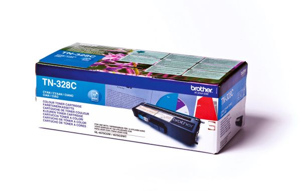 BROTHER Toner Super HY cyan TN-328C HL-4570CDN 6000 Seiten