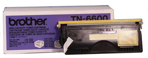 BROTHER Toner-Modul HY schwarz TN-6600 HL-1240/1250/1270N 6000 Seiten