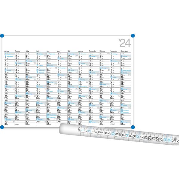 BÜHNER Ch Plakatkalender dt. 2024 M12-CH-B-FSC 67x47cm