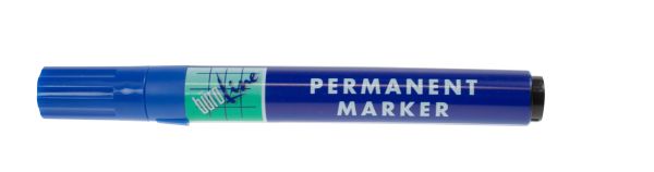 BÜROLINE Permanent Marker 1-4mm 222256 blau