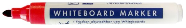 BÜROLINE Whiteboard Marker 1-4mm 223002 rot