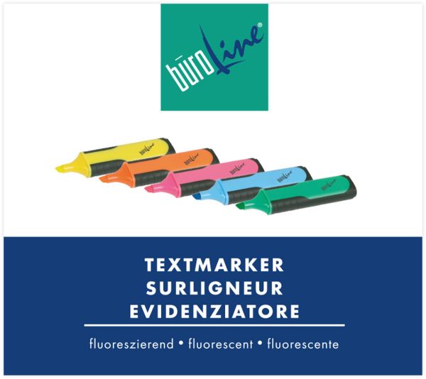 BÜROLINE Textmarker 236502 blau