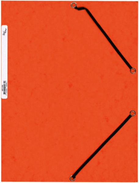 BÜROLINE Gummibandmappe A4 460696 orange, Karton