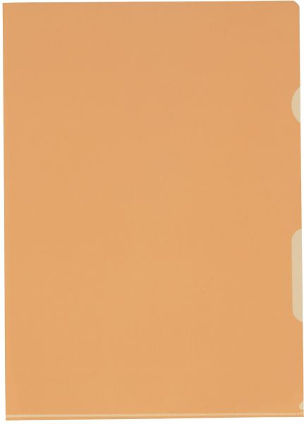 BÜROLINE Sichtmappen A4 620077 orange 100 Stück