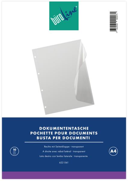 BÜROLINE Dokumententaschen A4 622061 10 Stück