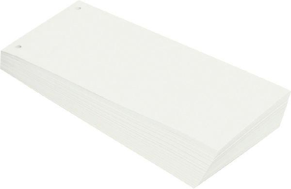 BÜROLINE Trennstreifen 10,5x24cm 660577 weiss 100 Stück