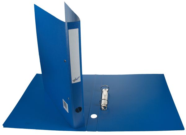 BÜROLINE Ringbuch A4 680002 blau 2 Ringe/3cm, Greifloch