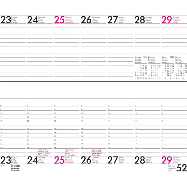 BÜroline wochenplaner 2025 890712 1w/2s ml 12x28.4cm - Bueroline-890712-7612532009845-02.jpg