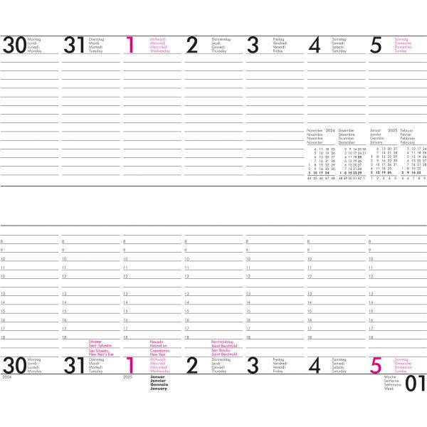 BÜroline wochenplaner 2025 890712 1w/2s ml 12x28.4cm - Bueroline-890712-7612532009845-03.jpg