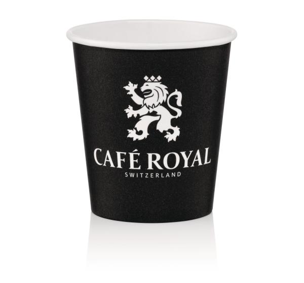 CAFE ROYAL Pappbecher 1dl 10166170 schwarz 50 Stk.