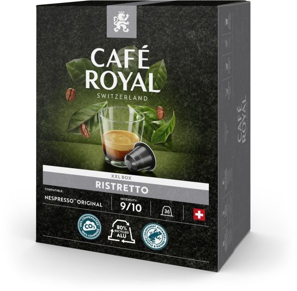 CAFE ROYAL Kaffeekapseln Alu 10172798 Ristretto 36 Stk.