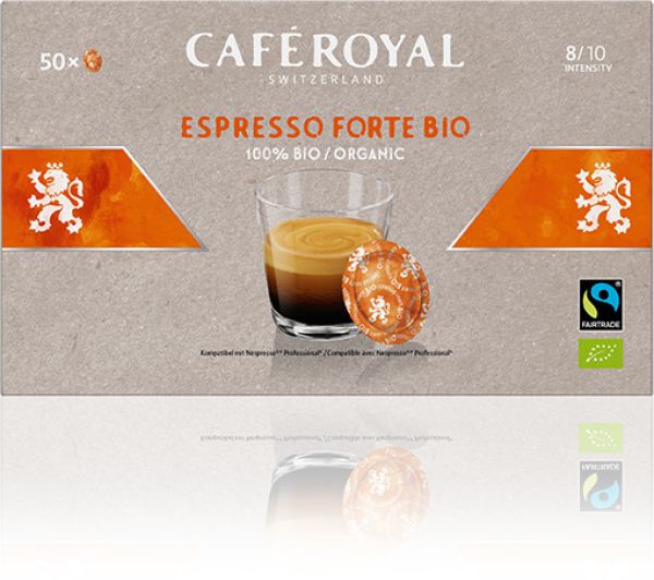 CAFE ROYAL Office Pads Bio Havelaar 10188447 Espresso Forte 50 Stk.