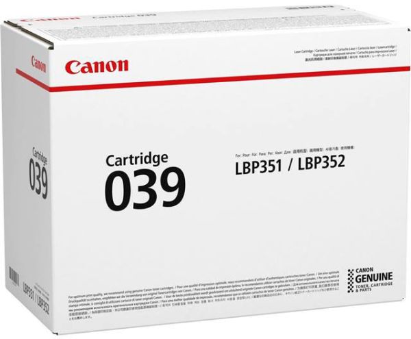 CANON Toner-Modul 039 schwarz 0287C001 LBP 351x/352x 11'000 Seiten