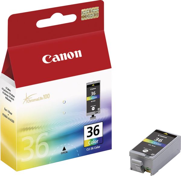 CANON Tintenpatrone color CLI-36 PIXMA mini220 250 Seiten