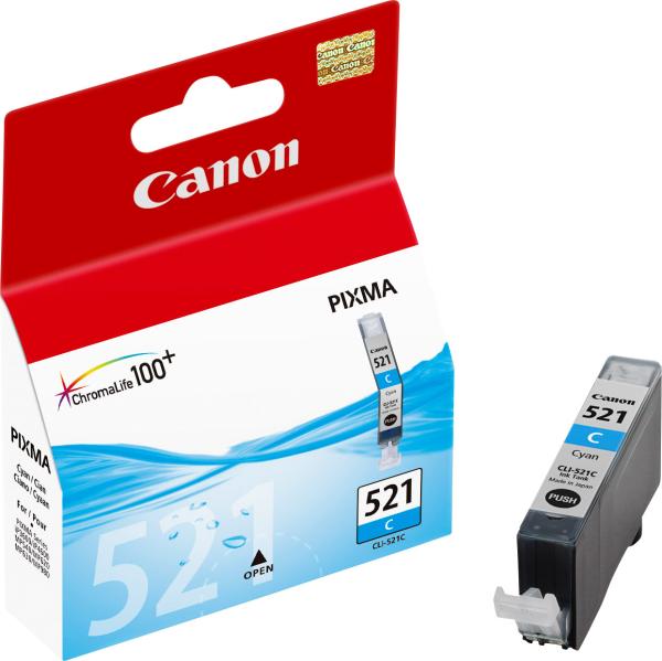 CANON Tintenpatrone cyan CLI-521C PIXMA MP 980 9ml