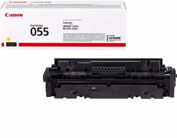 Canon toner-modul 055 yellow crg 055 y lbp663/mf742 2100 seiten - Canon-crg-055-y-4549292124606-02.jpg