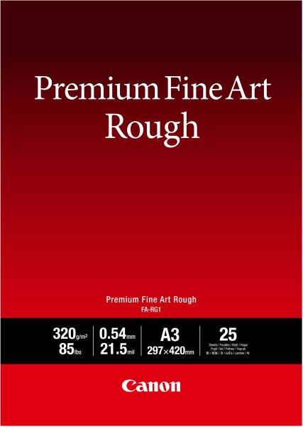 CANON Premium Paper 320g A3 FARG1A3 Fine Art Rough 25 Blatt