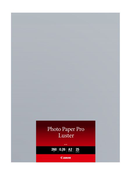 CANON Photo Paper Pro Luster A2 LU101A2 InkJet 260g 25 Blatt