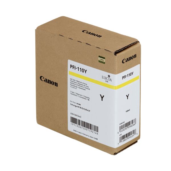 CANON Tintenpatrone yellow PFI110Y iPF TX-2000/300O/4000 160ml