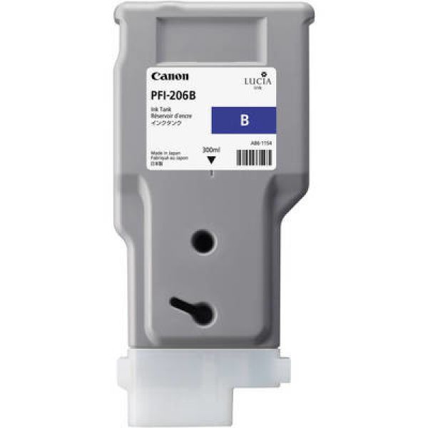 CANON Tintenpatrone blue PFI206B iPF 6400/6450 300ml