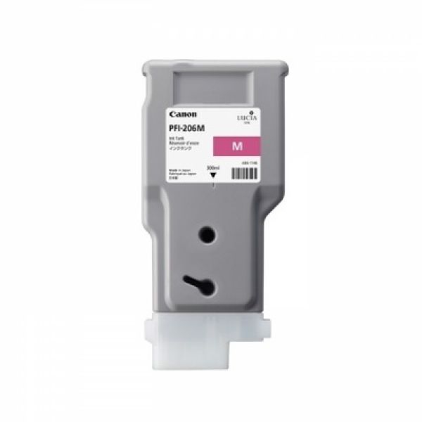 CANON Tintenpatrone magenta PFI206M iPF 6400/6450 300ml