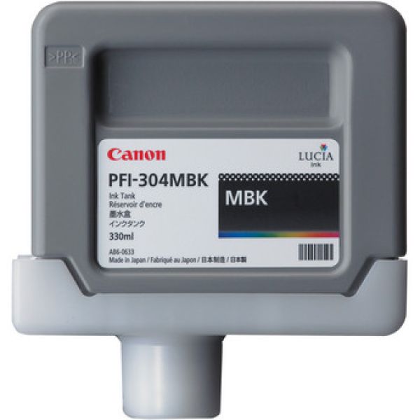 CANON Tintenpatrone matt schwarz PFI306MBK iPF 8300 330ml