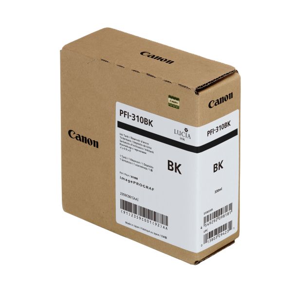 CANON Tintenpatrone schwarz PFI310BK iPF TX-2000/300O/4000 330ml